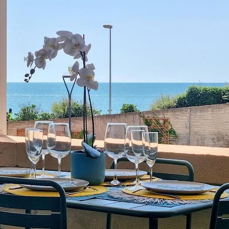 Le Marty 7 Vue Mer Centre Terrasse Garage Piscine Climatisation Sete Bagian luar foto